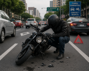Qué Hacer Después De Un Accidente De Motocicleta En Un Carril Compartido